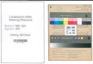 Entnazifizierung Bernhard Harling , geb. 30.11.1904 (Studienrat)