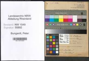 Entnazifizierung Peter Bungardt , geb. 14.03.1909 (Arbeiter)
