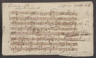 Fantasies, pf, op. 221 - BSB Mus.Schott.Ha 2895-2 : [at bottom of p. 48:] Titel Deux Grandes Fantasies, ou Potpourris // sur les Motifs les plus favoris de l'Opera Guillaume Tell // de J: [!] Rossini. Composèes pour le Pianoforte // par Charles Czernÿ. // Oeuvre 221. Nr: 1. = Nr: II. [at left:] Eigenthum des // Verlegers // H B Schott's Söhne // in Mainz. im dec: 1829 // CCzernÿ