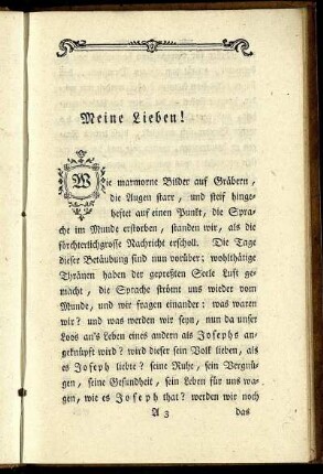 Meine Lieben!