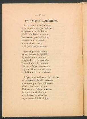 Un gaucho camorrista