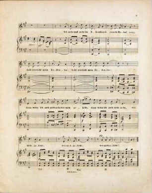 Sechs Gesänge für eine Sopran- oder Tenor-Stimme mit Pianoforte-Begleitung : op. 9