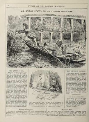 Mr. Briggs starts on his fishing excursion