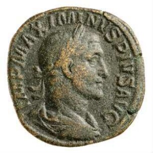 Münze, Sesterz, 235 - 236 n. Chr.