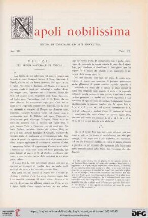 Delizie del Museo Nazionale di Napoli