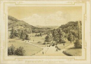 Fernsicht aus Klingers Hotel