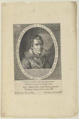 Bildnis des Ioann Ludovic, Fürst von Nassau-Hadamar
