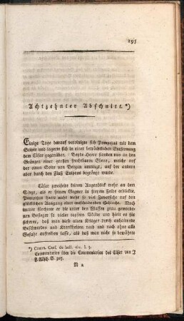 Achtzehnter Abschnitt
