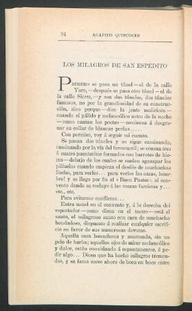 Los milagros de San Espedito