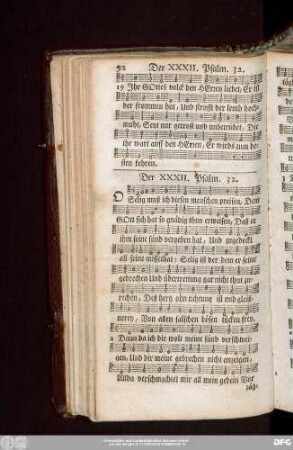 Der XXXII. Psalm. 32.