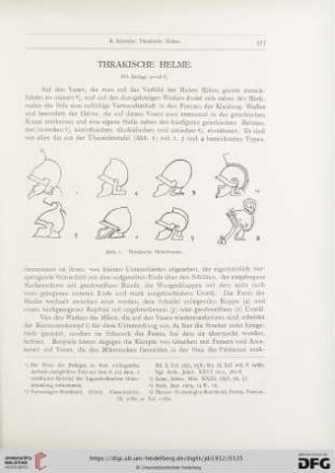 Thrakische Helme