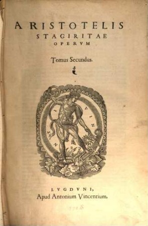 Aristotelis Stagiritae Opervm, 2