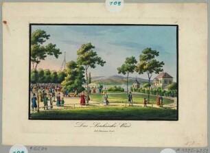 Das Linckesche Bad (1776 gegründet, mit Mineralwasserbad, Theater 1858 für Ausflugsgasthof abgerissen), zwischen Bautzner Straße und der Mündung der Prießnitz in Dresden