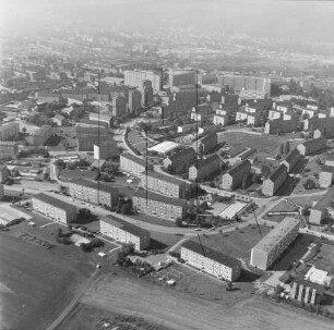 Neubaugebiet in Gera-Bieblach : Blickrichtung Südwesten