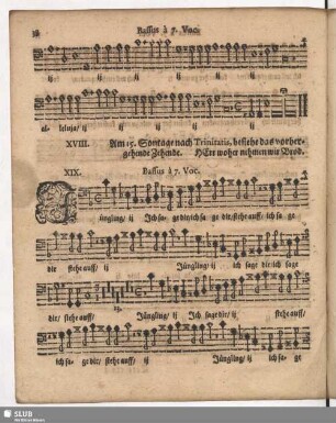 XVIII. Woher nehmen wir Brod (respiciendum ad Dom. 7)