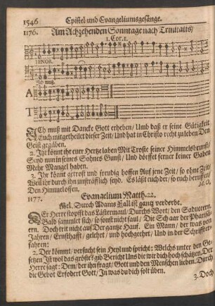 Am Achzehenden - Sieben und zwantzigsten Sonntage nach Trinitatis