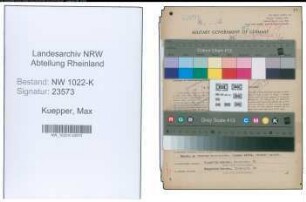 Entnazifizierung Max Kuepper , geb. 07.04.1900 (Betriebsassistent)