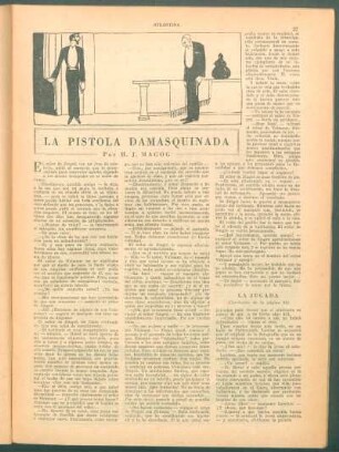 La pistola damasquinada