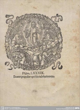 Psalm. LXXXIX. Beatus populus qui scit iubilationem.