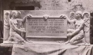 Reliefplatte Hähnel vom Denkmal in Heidenau