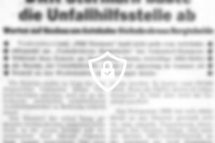DRK Stormarn baute die Unfallhilfsstelle ab