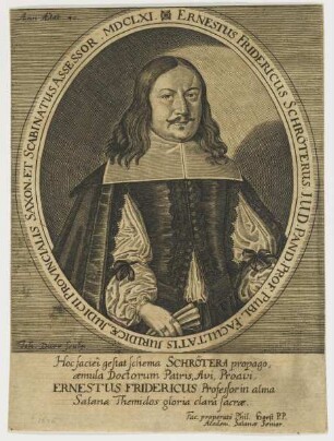 Bildnis des Ernestus Fridericus Schröterus