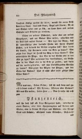 Das Pflanzenreich.