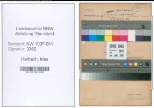 Entnazifizierung Max Harbach , geb. 15.11.1897 (Ingenieur)