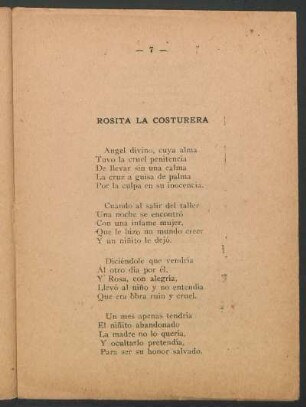Rosita la costurera
