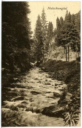 Natschungtal. Im Tal