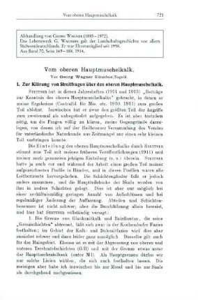 Vom oberen Hauptmuschelkalk [Bd. 70, 1914]