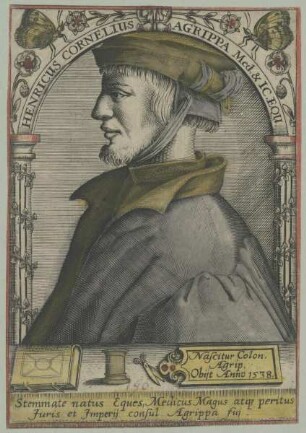 Bildnis des Heinrich Cornelius Agrippa von Nettesheim