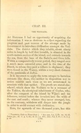 Chap. III. The Veddahs