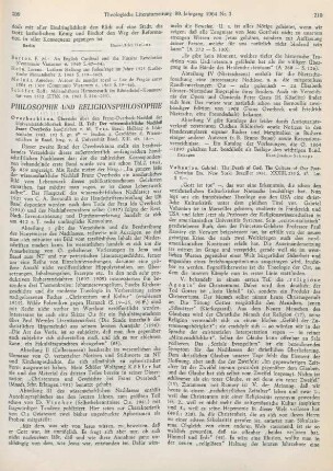210-212 [Rezension] Vahanian, Gabriel, The death of God