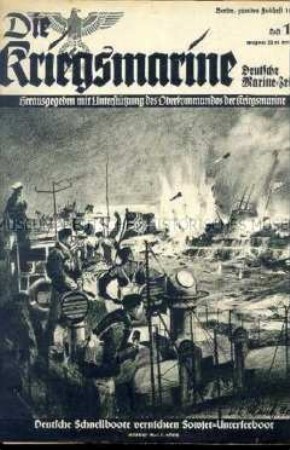 Illustrierte Halbmonatszeitschrift "Die Kriegsmarine" u.a. über die Kriegsflotte der Sowjetunion