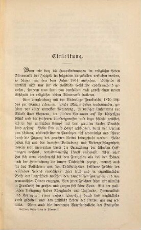 Die Hauptströmungen des Religiösen Lebens der Jetztzeit in Dänemark