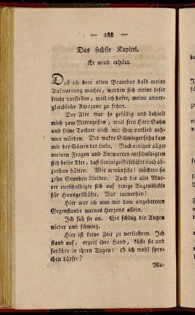 Das sechste Kapitel. Er wird erhört.