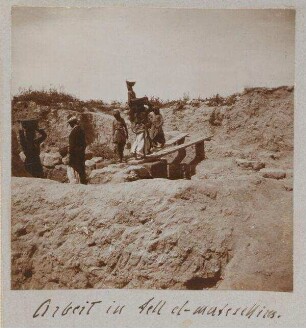 Arbeit in Tell el-Mutesellim [Megiddo].