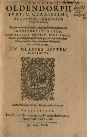 Actionum forensium progymnasmata