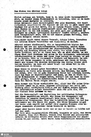 IV.3. Zum Wirken von Günther Schau