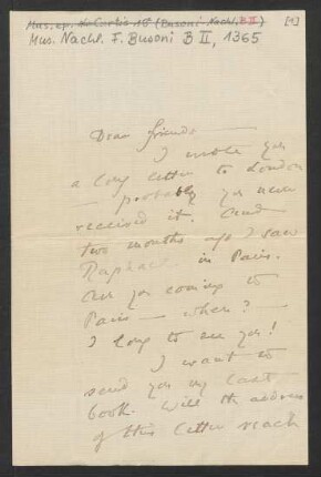 Brief an Ferruccio Busoni : 17.10.1921