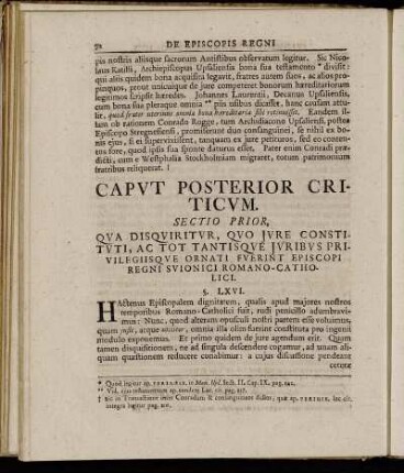 Sectio Prior, qua disquiritur, quo Jure constituti,[...]