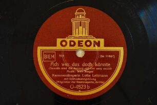 Ach wer das doch könnte : (Gemäht sind die Felder); (It one only could) / Musik: Wilh. Berger