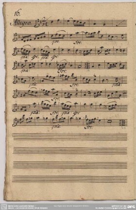 16. Allegro, D-Dur