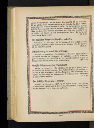 Ein englischer Torpedobootszerstörer gesunken.