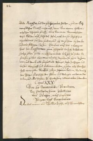 XXX. Von der Universitäts-Verwannten hinterlassenen Wittiben und Waysen, auch derselben Pflegern und Vormündern.