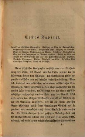 Physische Geographie, 1