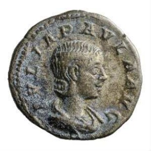 Münze, Denar, 219 - 220 n. Chr.