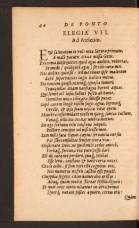 Elegia VII.