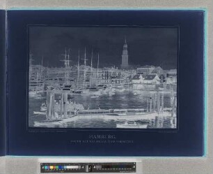 Hamburg : Hafen mit Baumwall und Vorsetzen